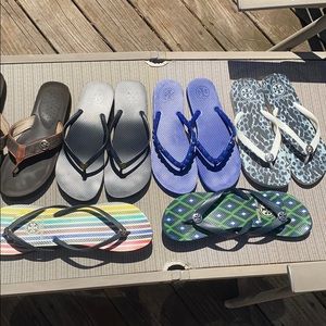 Tory Burch and Michael kors bundle flip flops 10